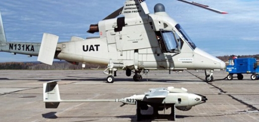 Беспилотный вертолет и дрон объединяют усилия в борьбе с огнем