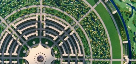 Планировка идеального города, разработанная Жаком Фреско