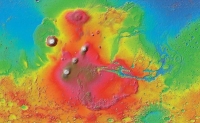 Древний вулканический катаклизм сдвинул полюса Марса