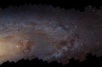 Астрономы подготовили крупнейшее изображение галактики Андромеды