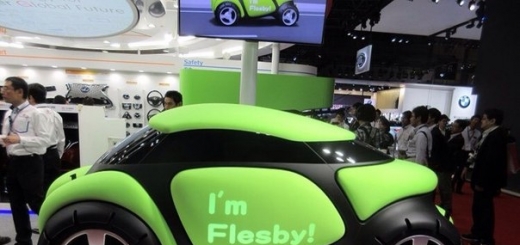 Flesby: необычный концепт-кар с наружными подушками безопасности