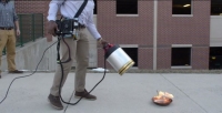 Студенты создали звуковой огнетушитель